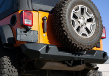 Load image into Gallery viewer, Pyro Mid-width Rear Bumper - Steel | Jeep Wrangler JK