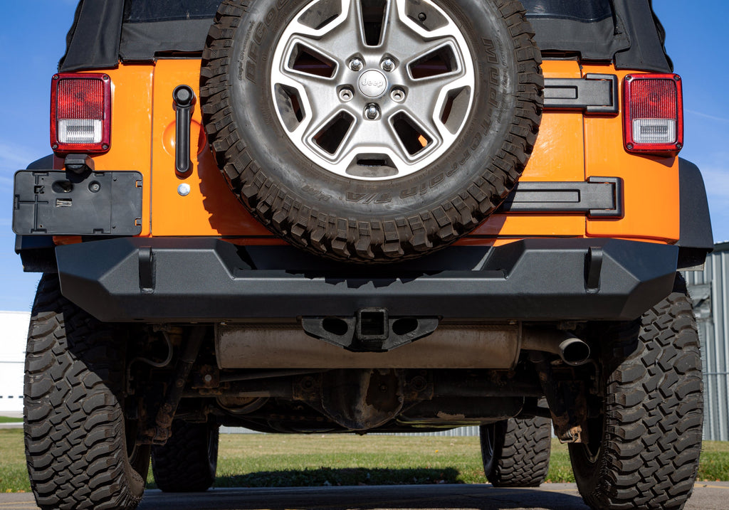 Pyro Mid-width Rear Bumper - Steel | Jeep Wrangler JK