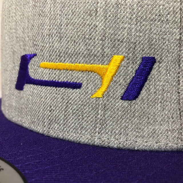 SI Hat- Purple / Gold / Purple-Six Panel Snap Back