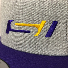 Load image into Gallery viewer, SI Hat- Purple / Gold / Purple-Six Panel Snap Back