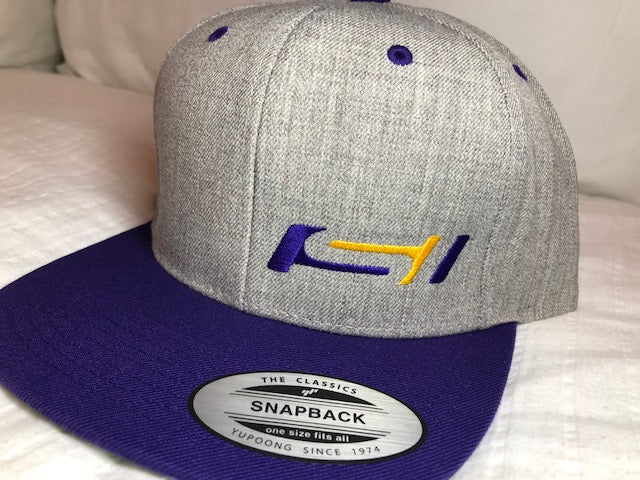 SI Hat- Purple / Gold / Purple-Six Panel Snap Back