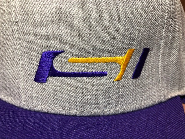 SI Hat- Purple / Gold / Purple-Six Panel Snap Back