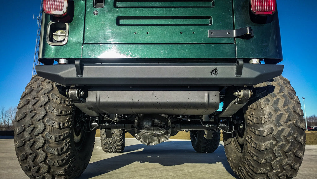 Jeep Wrangler CJ/YJ/TJ Pyro MidWidth Rear Bumper - CrawlTek Revolution