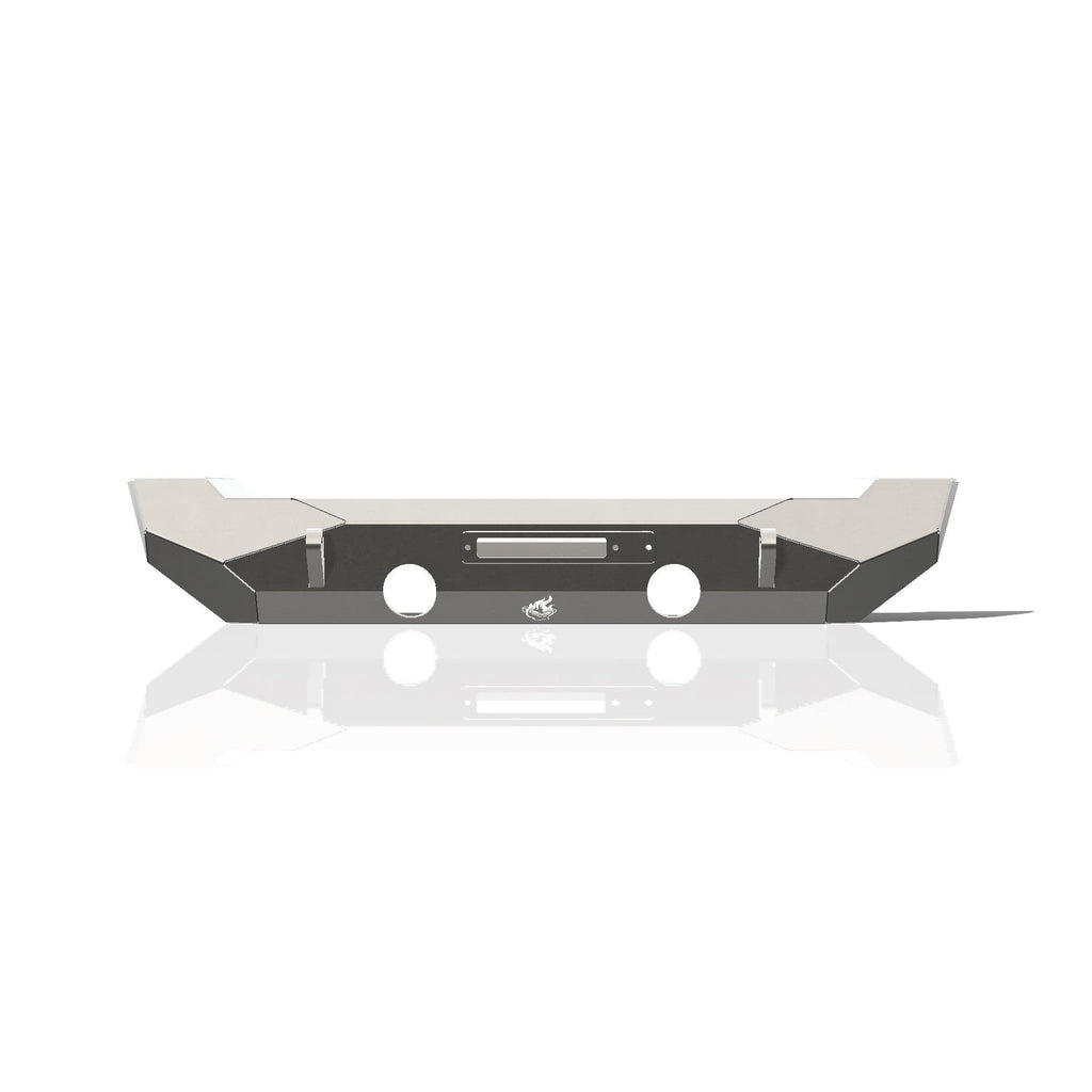 Jeep Wrangler JK Pyro Midwidth Front Bumper - Steel - CrawlTek Revolution