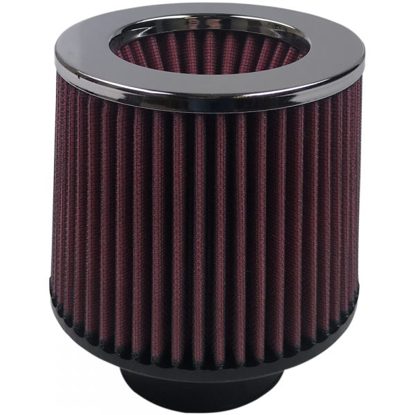 Air Filter For Intake Kits 75-1515-1,75-9015-1 Oiled Cotton Cleanable Red