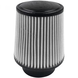 Air Filter For Intake Kits 75-5008 Dry Cotton Cleanable White
