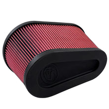 Load image into Gallery viewer, Air Filter For Intake Kits 75-5136 / 75-5136D Oiled Cotton Cleanable Red