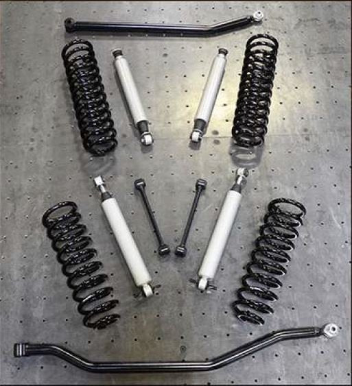 Jeep JK Lift Kit 3.5 Inch Rock Runner Base 07-18 Wrangler JK Shocks Springs 2 Track Bars