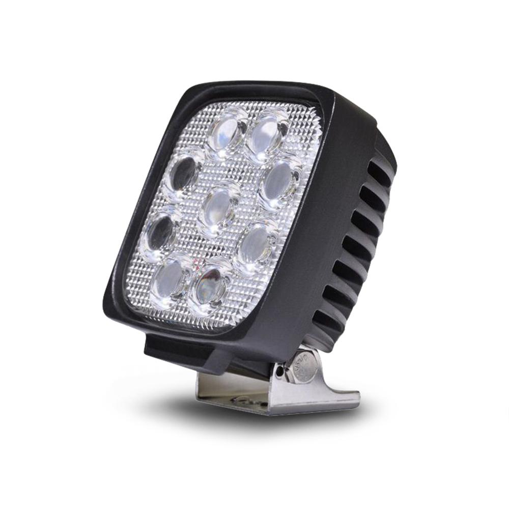 5 Inch Square Off road Light 27W Spot 3W LED Black