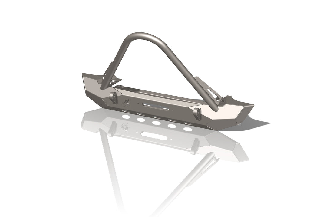 Jeep Wrangler CJ/YJ/TJ Pyro MidWidth Front Bumper - Stinger - CrawlTek Revolution