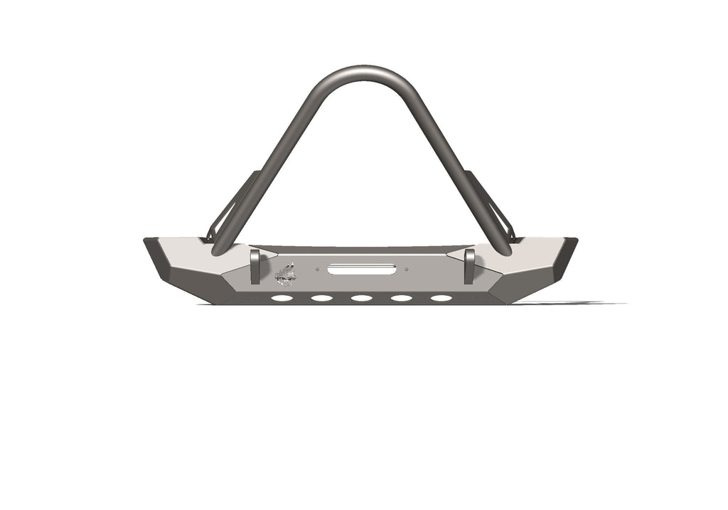 Jeep Wrangler CJ/YJ/TJ Pyro MidWidth Front Bumper - Stinger - CrawlTek Revolution