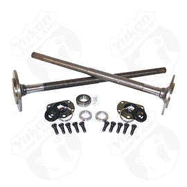 One Piece Axles For 76-79 Model 20 CJ7 Quadratrack With Bearings And 29 Splines Kit -