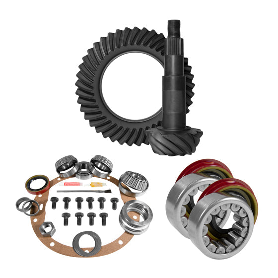 8.5 inch GM 3.73 Rear Ring and Pinion Install Kit Axle Bearings 1.78 inch Case Journal -