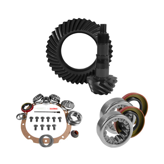 8.8 inch Ford 4.56 Rear Ring and Pinion Install Kit 2.99 inch OD Axle Bearings and Seals -