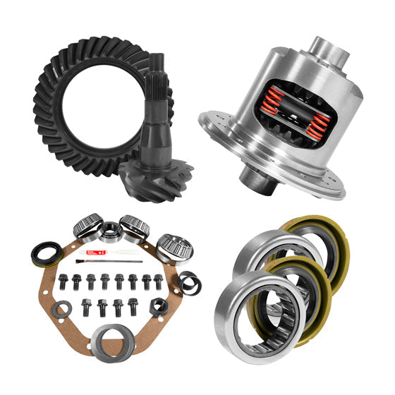 9.25 inch CHY 3.21 Rear Ring and Pinion Install Kit 31 Spline Positraction 1.7 inch Axle Bearings -