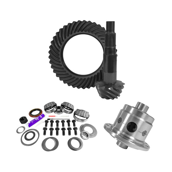 11.25 inch Dana 80 4.11 Rear Ring and Pinion Install Kit 35 Spline Positraction 4.125 inch BRG -