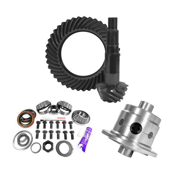 11.25 inch Dana 80 3.73 Rear Ring and Pinion Install Kit 35 Spline Positraction 4.375 inch BRG -