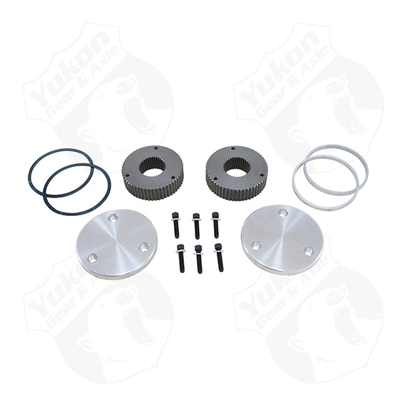 Hardcore Drive Flange Kit For Dana 60 35 Spline Outer Stubs Non-Engraved Caps -