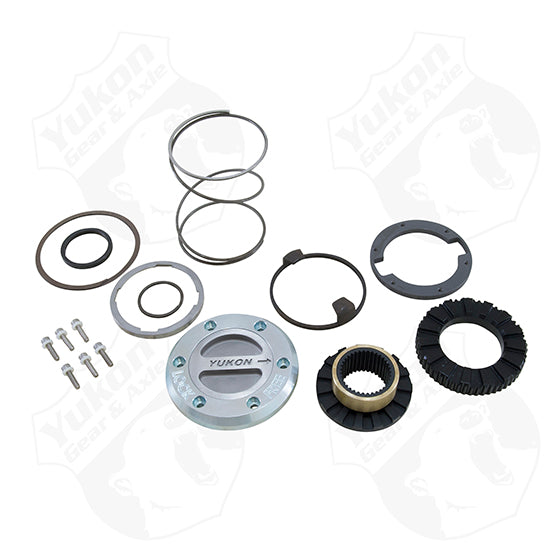 Hardcore Locking Hub Set For 94-99 Dodge Dana 60 With Spin Free Kit 1 Side Only -