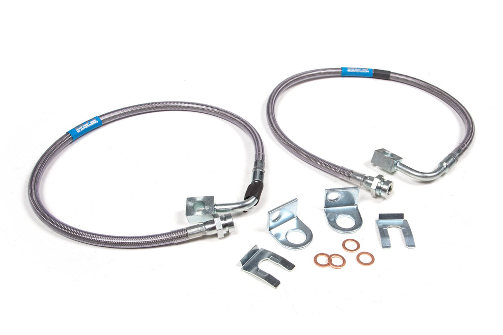 Rear Brake Line Set | Stainless Steel | Fits 4-6.5 Inch Lift | Jeep Wrangler JK (07-18)