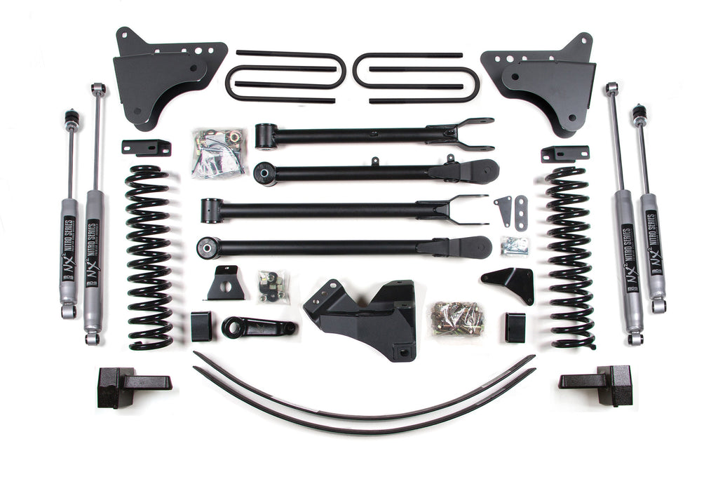 6 Inch Lift Kit w/ 4-Link | Ford F250/F350 Super Duty (05-07) 4WD | Gas