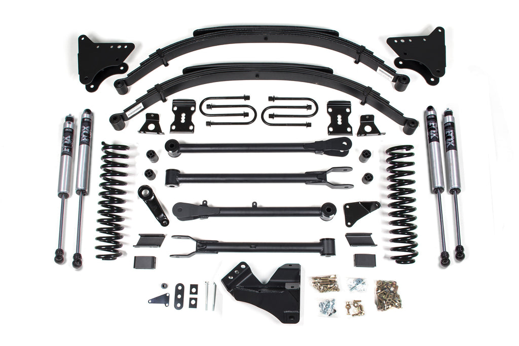 4 Inch Lift Kit w/ 4-Link | Ford F250/F350 Super Duty (11-16) 4WD | Gas
