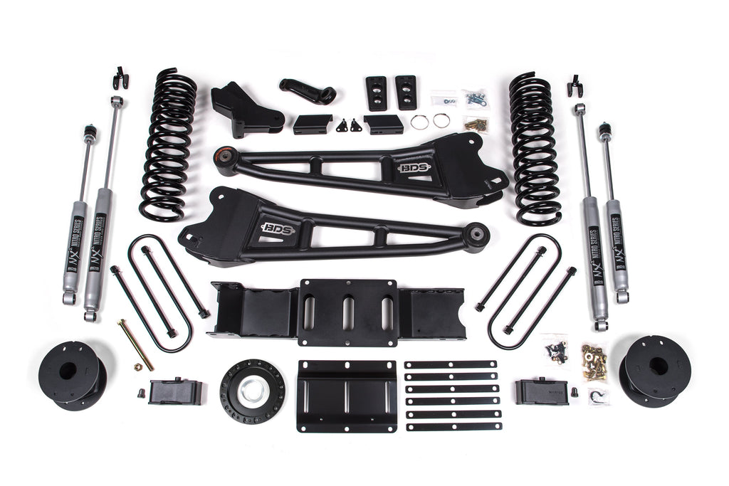 4 Inch Lift Kit w/ Radius Arm | Ram 3500 w/ Rear Air Ride (19-23) 4WD | Diesel