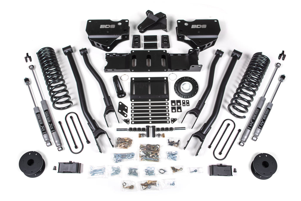 4 Inch Lift Kit w/ 4-Link | Ram 3500 w/ Rear Air Ride (19-23) 4WD | Diesel